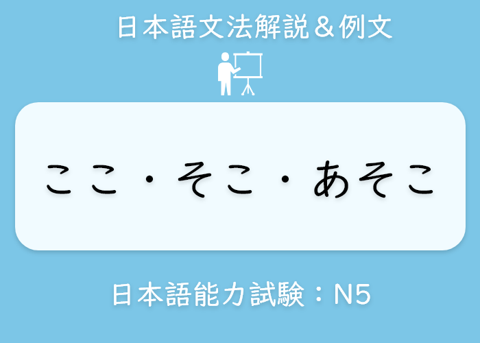 イラスト 英語 ここ そこ あそこ の文法説明 Langoal